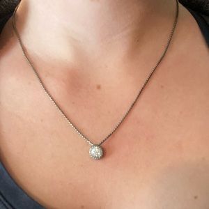 David Yurman necklace with diamonds